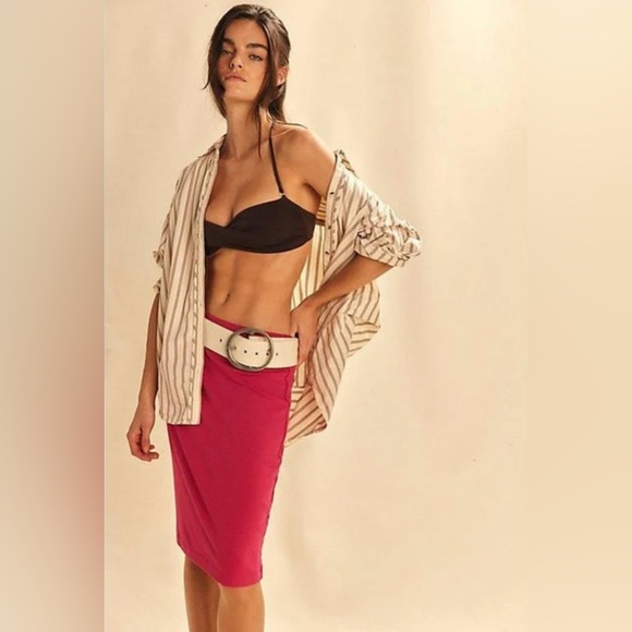 Free People Dresses & Skirts - Free People Good Feels Top & Skirt Set In-Love Potion